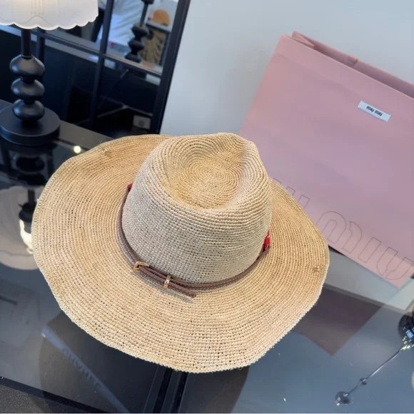 ❣️MiuMiu popular woven straw hat - Picture 4 of 8